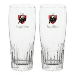 Jupiler Ølglas 25cl 2 stk gaveæske
