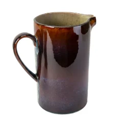 Kande i grønt porcelæn 1,4 L - H19,5 cm