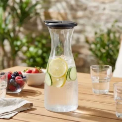 Karaffel med låg 100 cl - Plastik