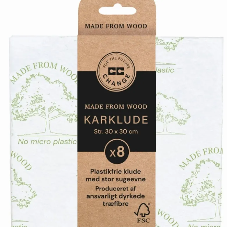Karklud, plastfri | 8 stk. | CC Hansen