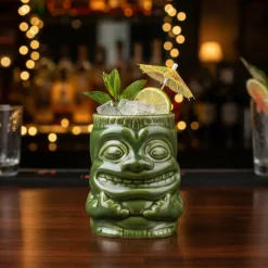 Keramisk Tiki-krus med håndtag 425ml