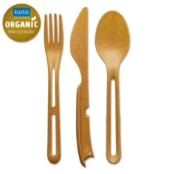 Klikk Bestik (Kniv, Gaffel og Spiseske) - Wood
