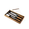 Knive 3-del Smedet Oliven SdV 20/18/13cm