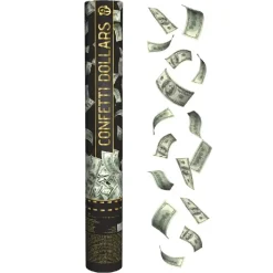 Konfettikanon - Dollars / 40 cm