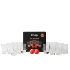 Koop Beer Pong Sæt 14 Shotglas 60 ml + 2 Bolde