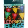 Koop Flag med Lys og 16 Klemmer