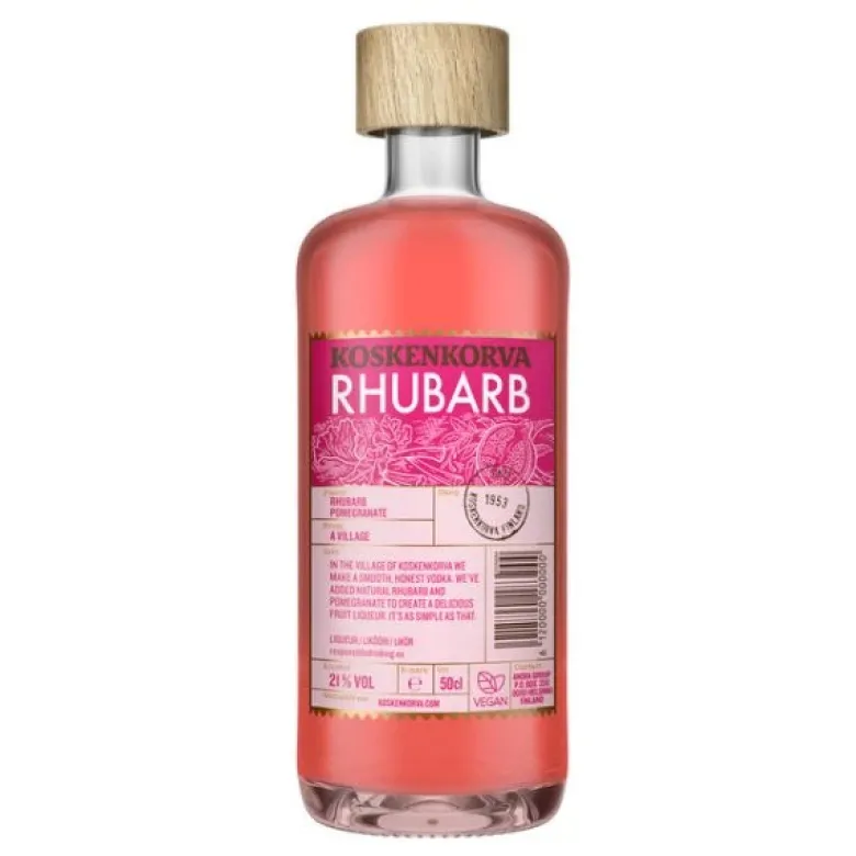 Koskenkorva Rabarber Likør 50 cl