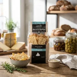 Øko Tyndbrødschips Havsalt 100g