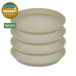 Koziol Connect Plate Ø20,5cm (4 stk.) - Dessert Sand