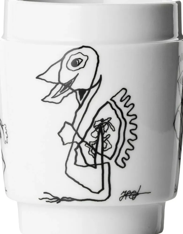 Kunstkop Sort/Hvid