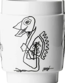 Kunstkop Sort/Hvid