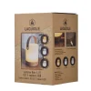Laguiole bærbar LED lanterne 3 farver USB