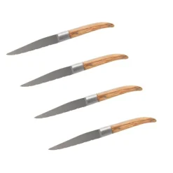 Laguiole Heritage knive oliven 4 stk.