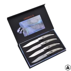 Laguiole perlemors steakknive 4 stk