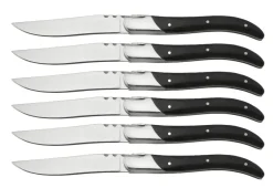 Laguiole Steakknive Sort 6 stk