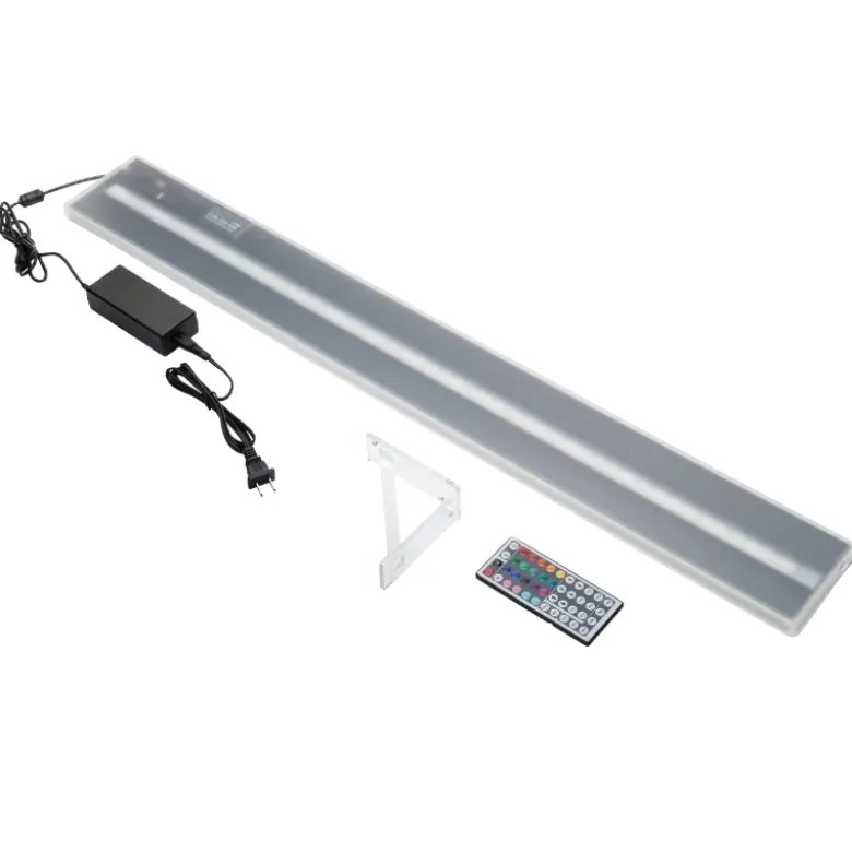 LED flaskehylde 120x12x3 cm