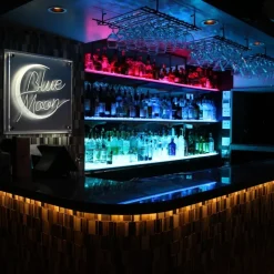 LED flaskehylde 120x12x3 cm