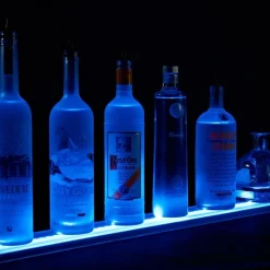 LED flaskehylde 60x12x3 cm