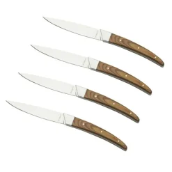 Legnoart PORTERHOUSE Steakknive sæt (4), lyst skaft