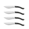 Legnoart TOMAHAWK Steakknive sæt - 4 stk - mørkt skaft