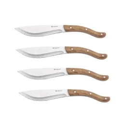 Legnoart TOMAHAWK Steakknive sæt - 4 stk - lyst skaft