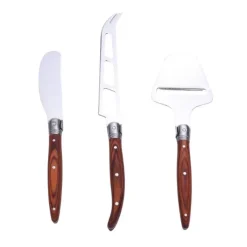 LG Heritage Ostesæt 3 Knive Pakkawood