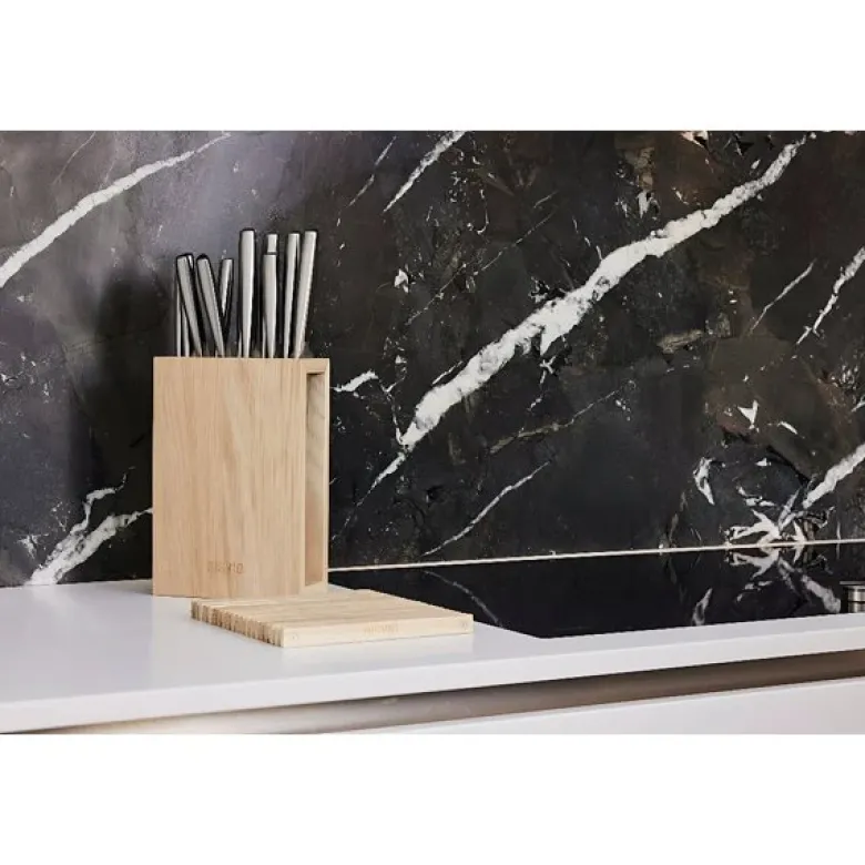 Lignus knivblok - 11 knive - RISVIG Premium Eg