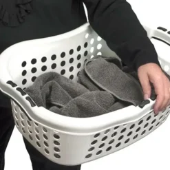 Linnedkurv | Ergonomisk | 45 l, hvid | Plast1