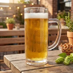 Ølkrus 60 cl i klar polycarbonat