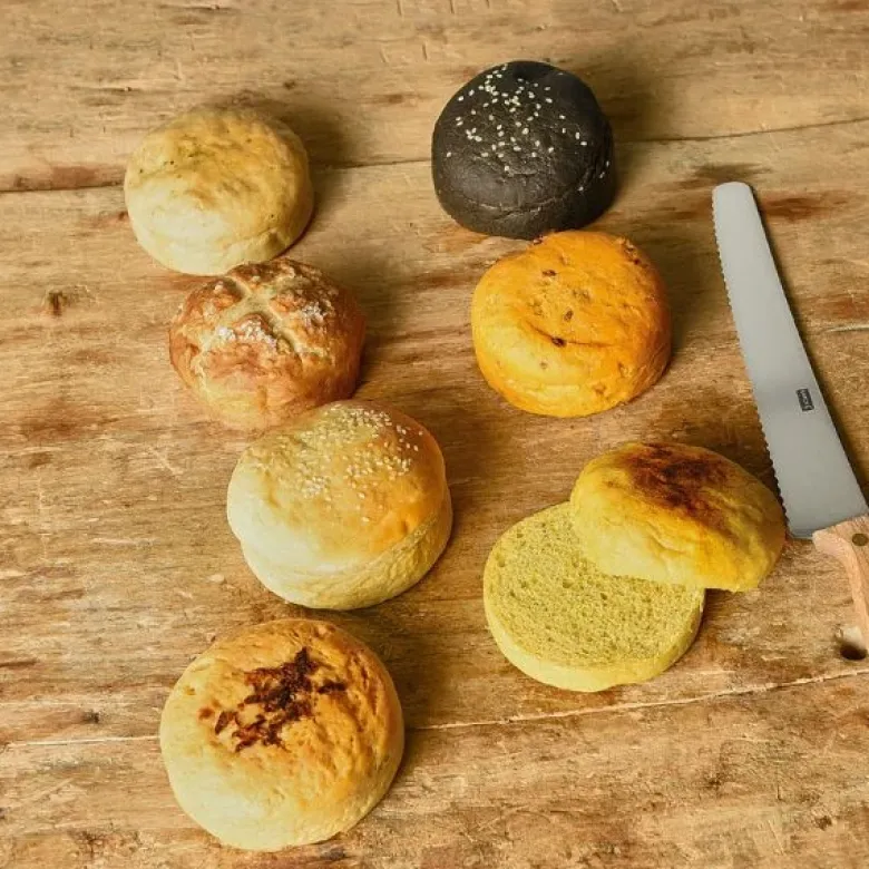 Lurch Flexiform BurgerBun 6 stk.Ø8,5cm