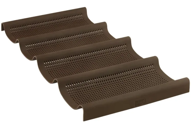 Lurch Flexiform Silikoneform til 4 Mini Baguetter Brun