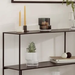 Lyseholder/Vase Tier Kridhvid LSA 13,5x14x14cm