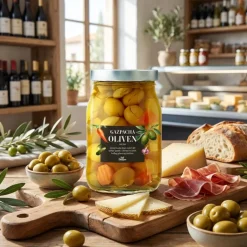 Manzanilla Oliven Hele 750 ml