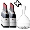Marillier Bourgogne 6 fl. + Decanter