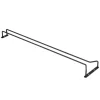 Matt Black Glass Hanger 24"