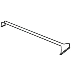 Matt Black Glass Hanger 24"