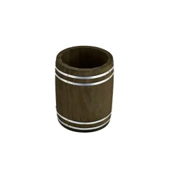 Miniature Wooden Barrel 11,5 cm i diameter x 13,5 cm
