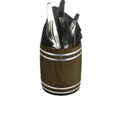 Miniature Wooden Barrel 11,5 cm i diameter x 13,5 cm