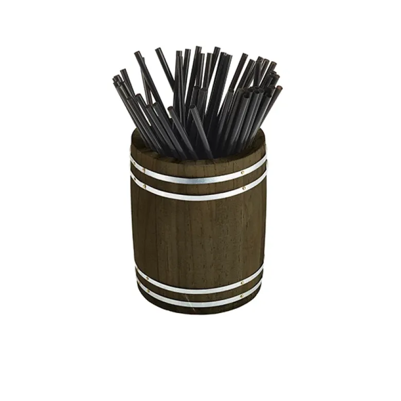 Miniature Wooden Barrel 11,5 cm i diameter x 13,5 cm