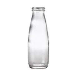 Mini glasflaske - til smoothie, drinks eller vandkande 50 cl.