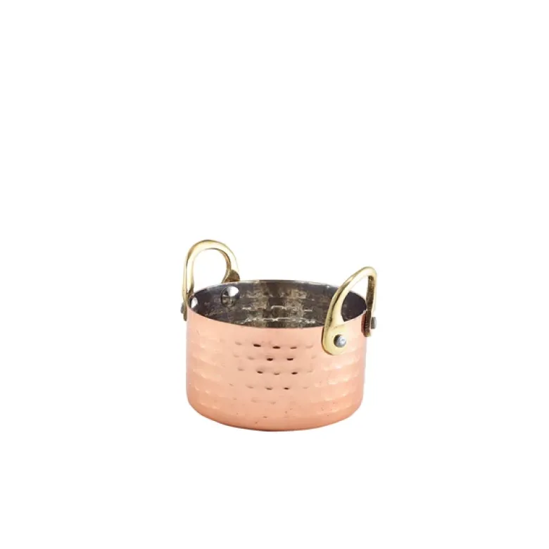 Mini Hammered Copper Gratinfad 9,2 x 5 cm