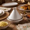 Mini Tajine Porcelæn Hvid Ø9cm x H9cm
