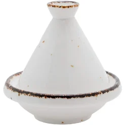 Mini Tajine Porcelæn Hvid Ø9cm x H9cm
