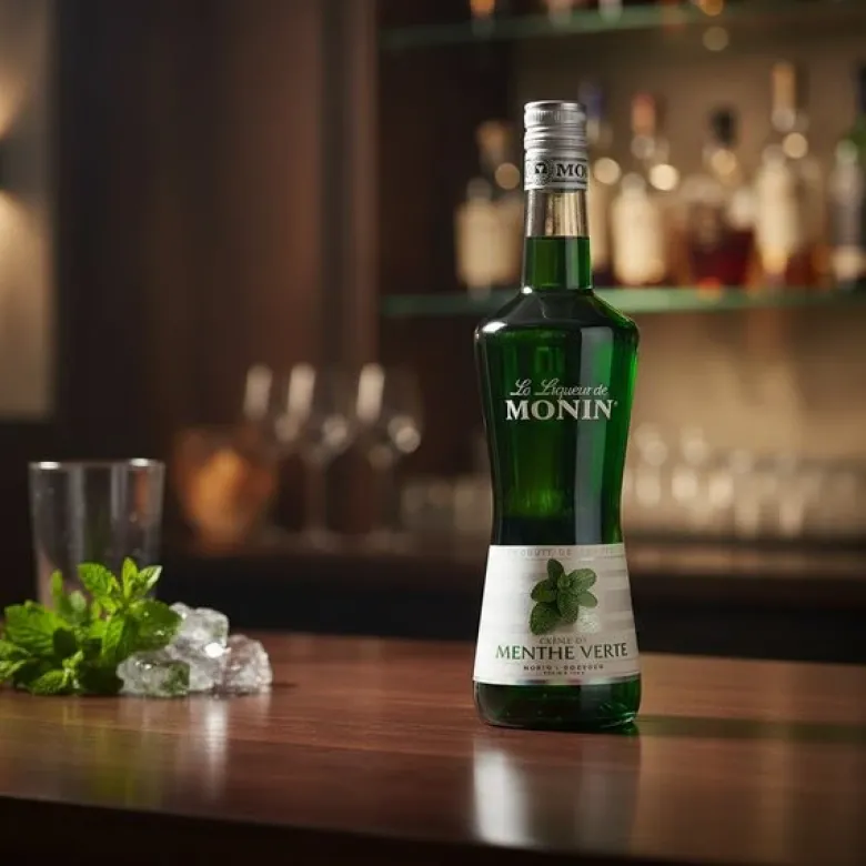Monin Liqueur Menthe Verte / Pebermynte FL 70