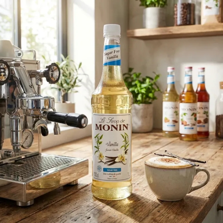 Monin Syrup Vanilla / Vanille, Sukkerfri ( PET ) 100