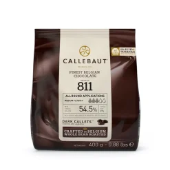 Mørk chokolade overtræk 54,5% PS (400 G)