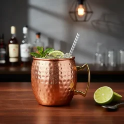 Mule cocktailkrus farvet kobber