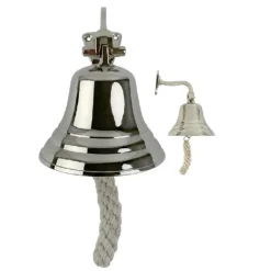 Nickel klokke 10cm