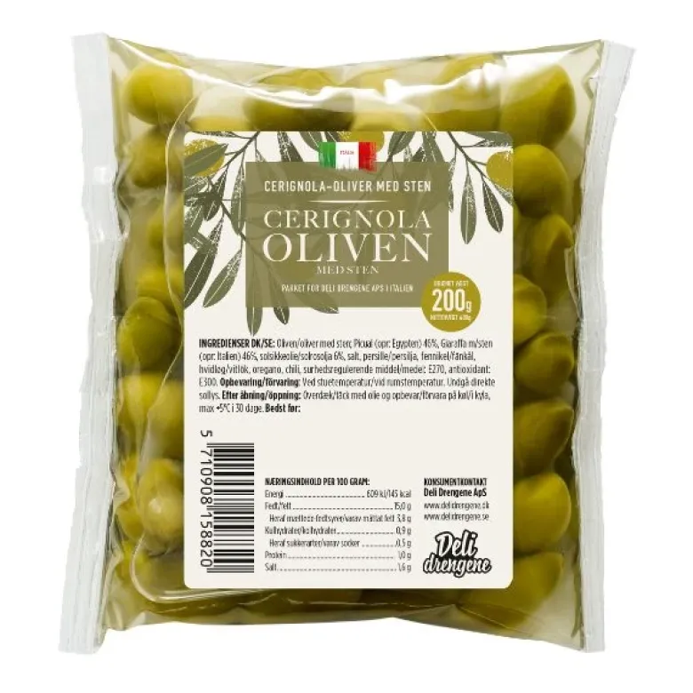 Oliven Bella Di Cerignola 200g