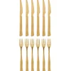 Ollin Grillbestik, Multipak, Guld, Rustfri Stål 12 stk